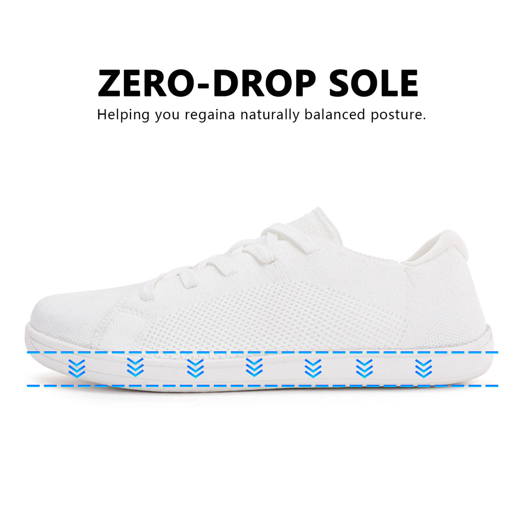 Walking Shoes for Women Wide Barefoot Shoes Zero Drop Shoes Breathable Minimalist Tennis Sneakers