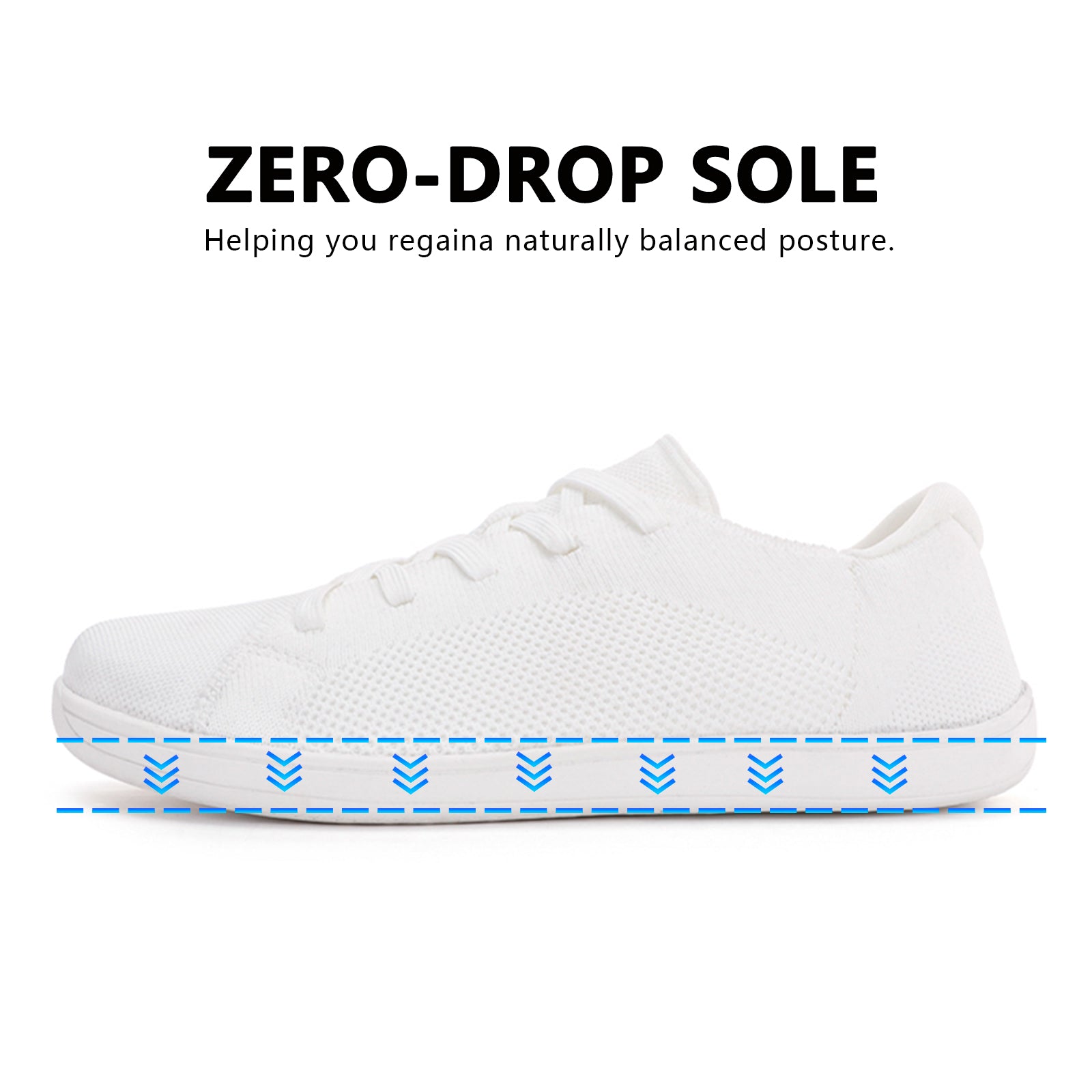 Walking Shoes for Women Wide Barefoot Shoes Zero Drop Shoes Breathable Minimalist Tennis Sneakers
